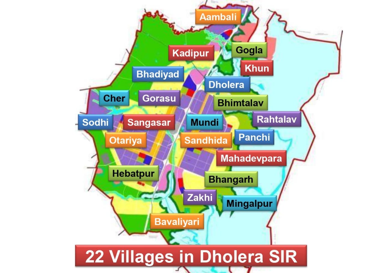 Dholera Development Map